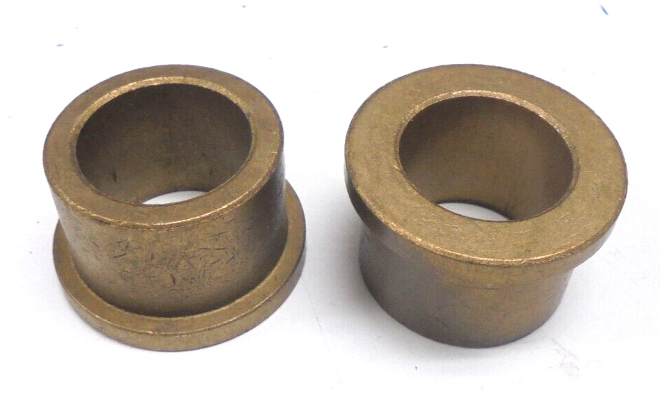 Lot of 2 – FB1622-8 Oil Impregnated Sintered Bronze Flanged Bearings 1″ ID