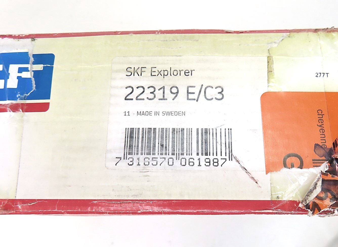 SKF 22319 E/C3 Explorer Spherical Roller Bearing 95x200x67mm NEW IN BOX