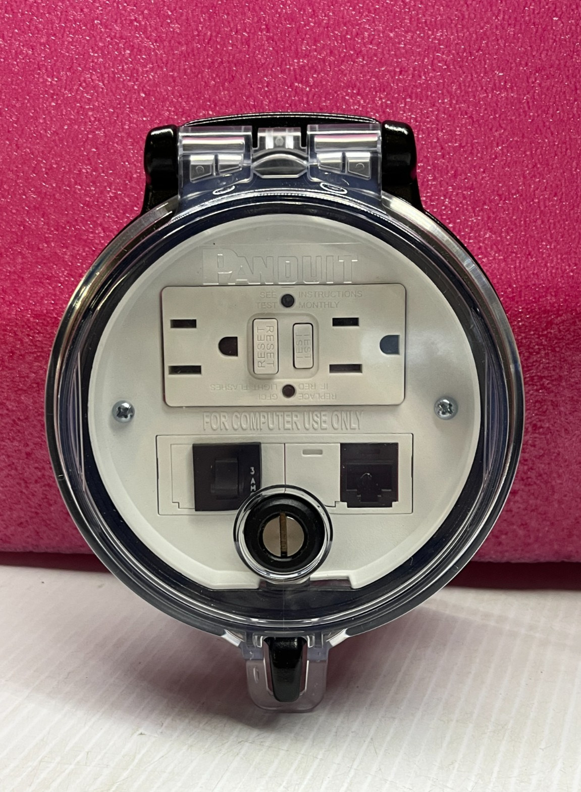 New Panduit DAP4BC-G3-5 Data Access Port 4″ Base 298-20514-ND