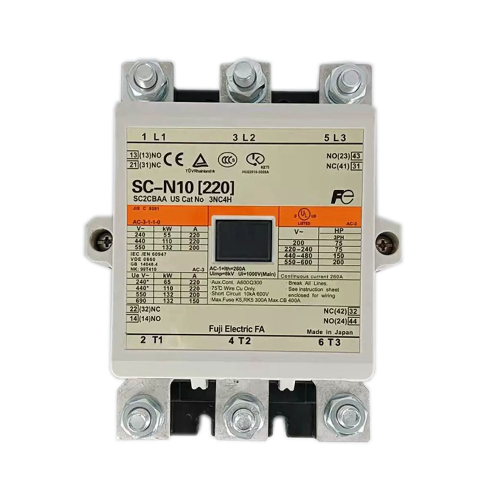 Fuji SC-N10 contactor Coil 110V brand new 1PCS