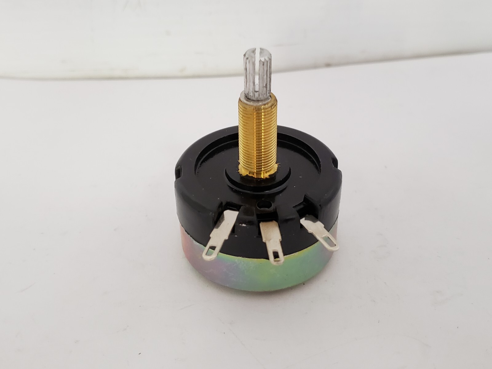 AUDIO LEVEL KNOB POTENTIOMETER 8 WATT 8 OHMS W/DIAL & VOLUME PLATE NNB