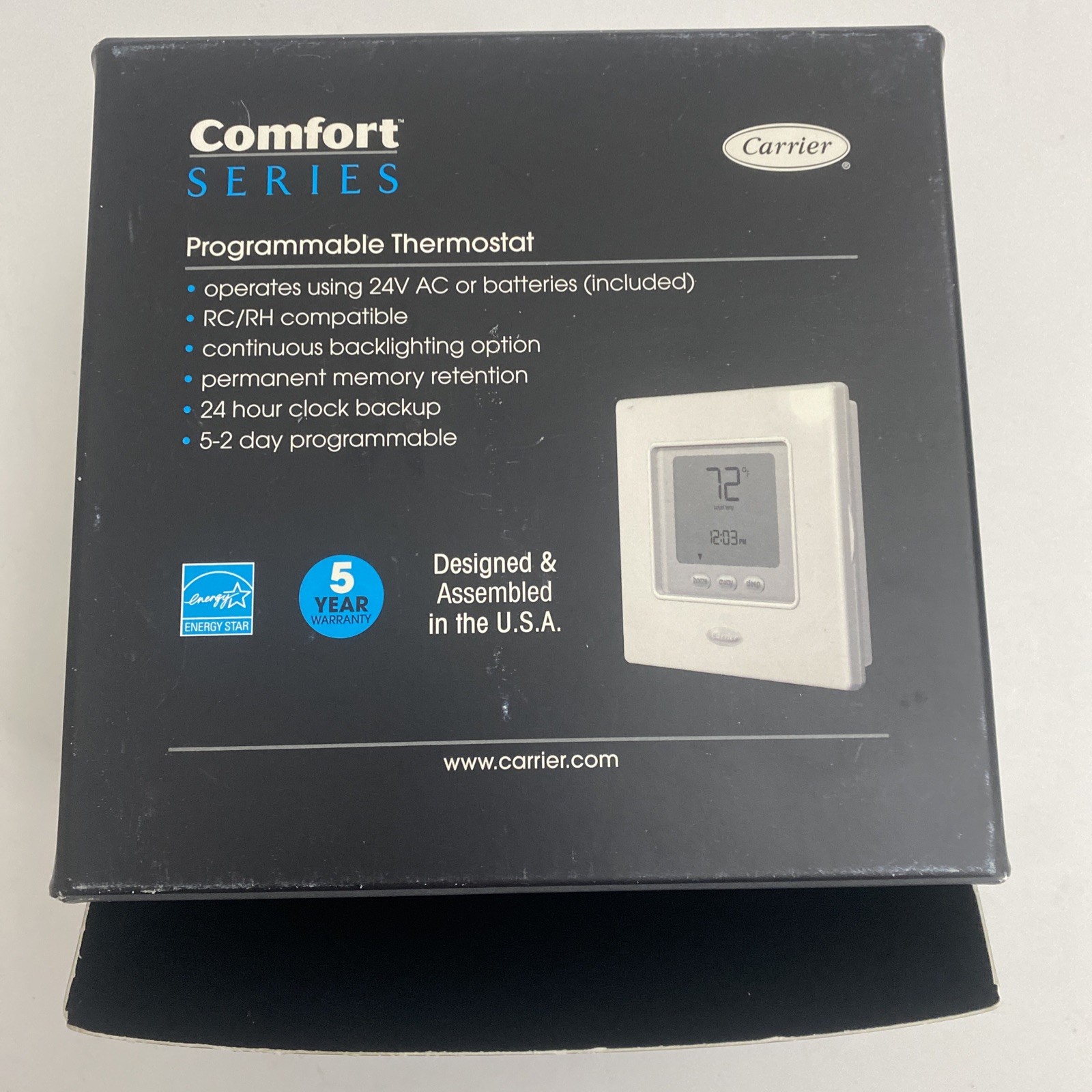 Carrier TC-PAC01-A Comfort Programmable Touch-N-Go Thermostat