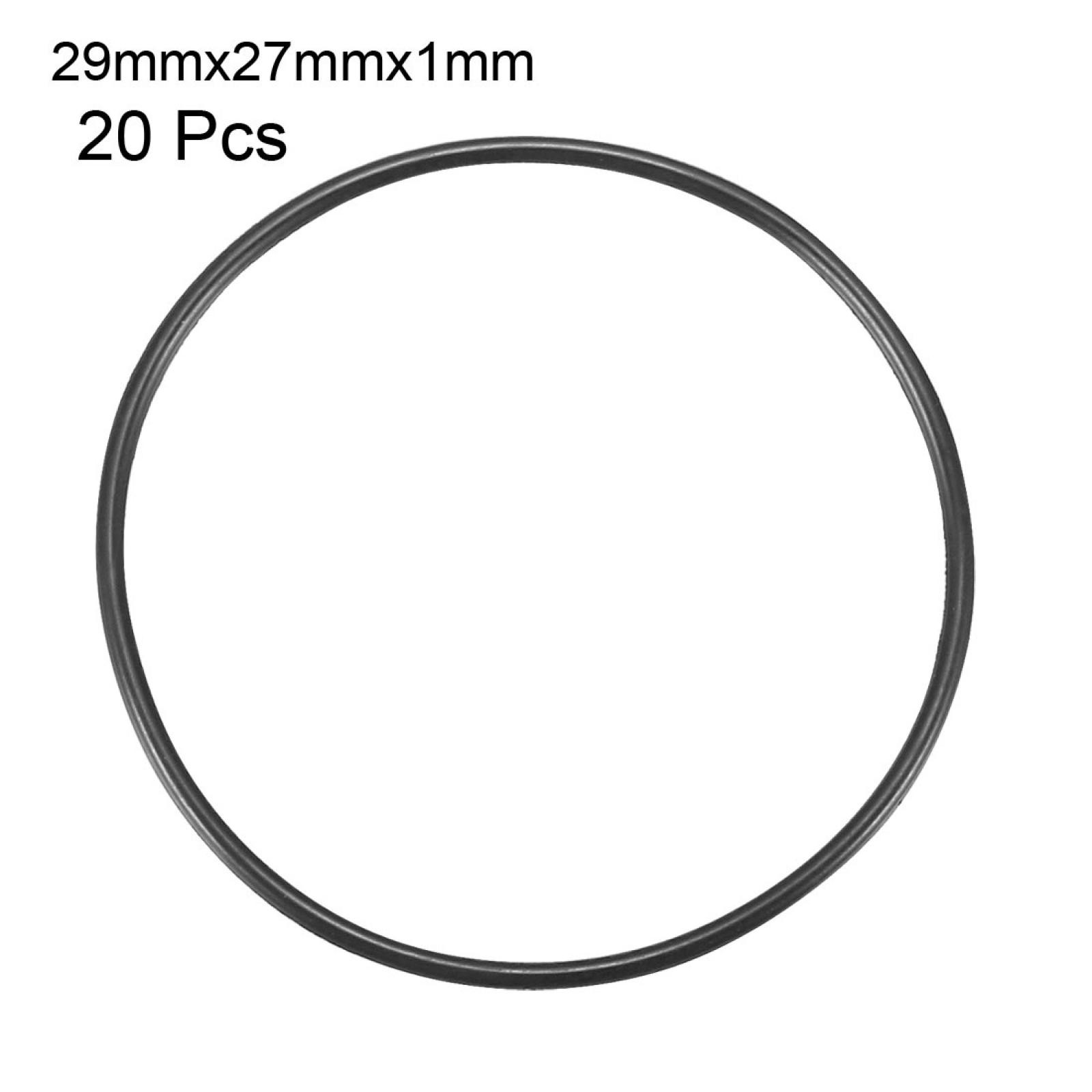 20Pcs 29mm Outer Dia 1mm Thick Rubber Oil Filter Seal Gasket O Rings