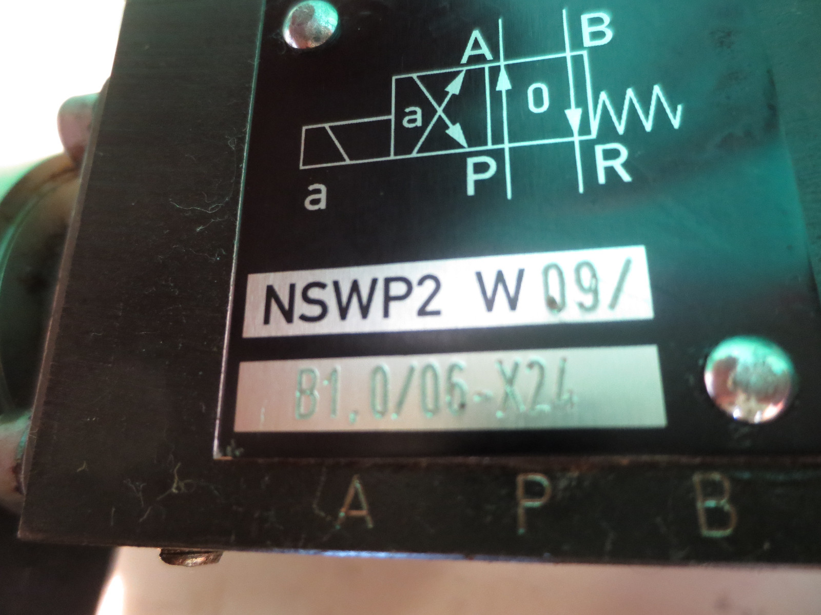 HAWE VALVE NSWP2 W09/B1,0/06-X24 MSM 92-3 GILDEMEISTER