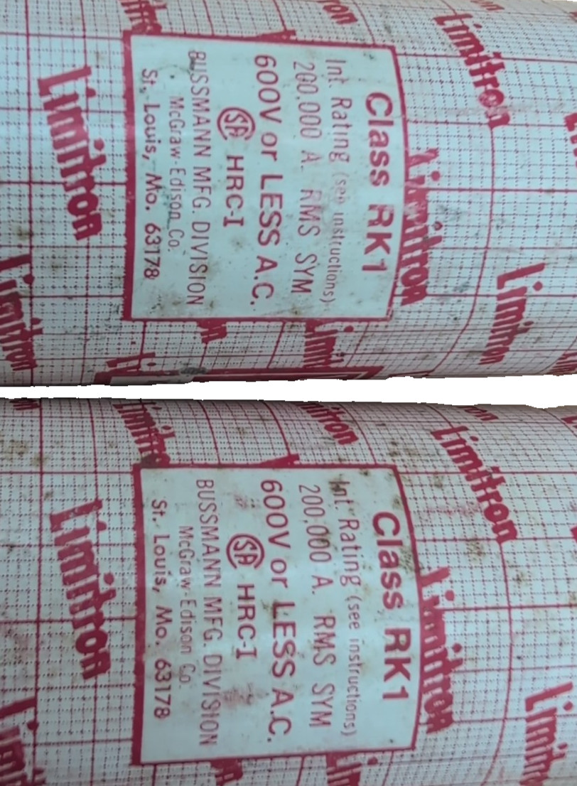 NEW Bussmann KTS-R-400 Limitron KTSR400 Class RK1 Fuse (Qty 2)