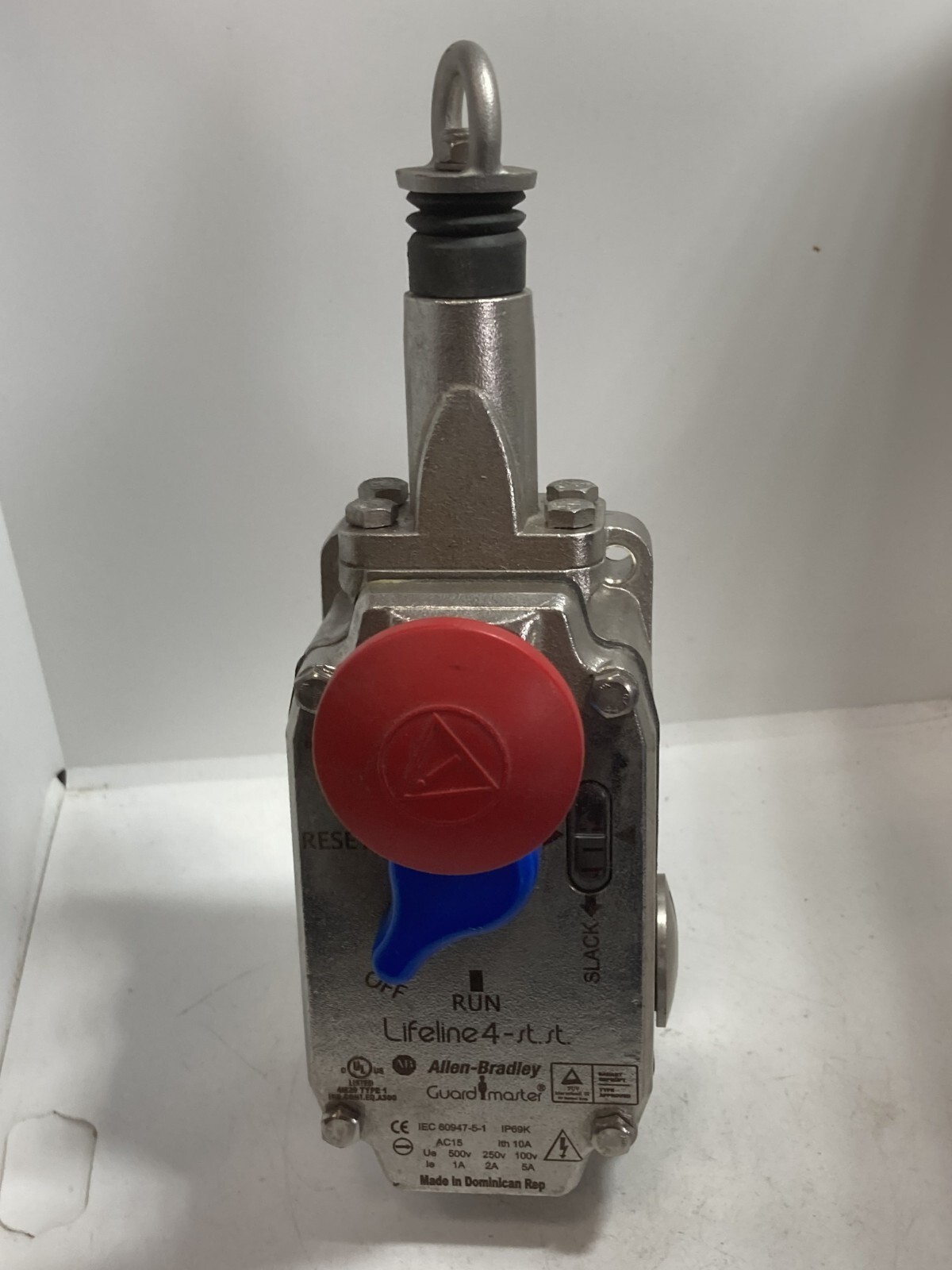 ALLEN BRADLEY 440E-L22BNST CABLE PULL LIFELINE4-ST 2NO/2NC 1/2 IN NPT 75M L SS