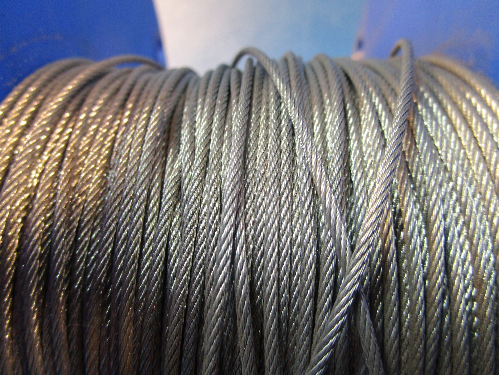 MSC 67677245, Steel Galvanized Aircraft Cable, 100 feet, 1/16″ X 7X7 STRAND (CTL