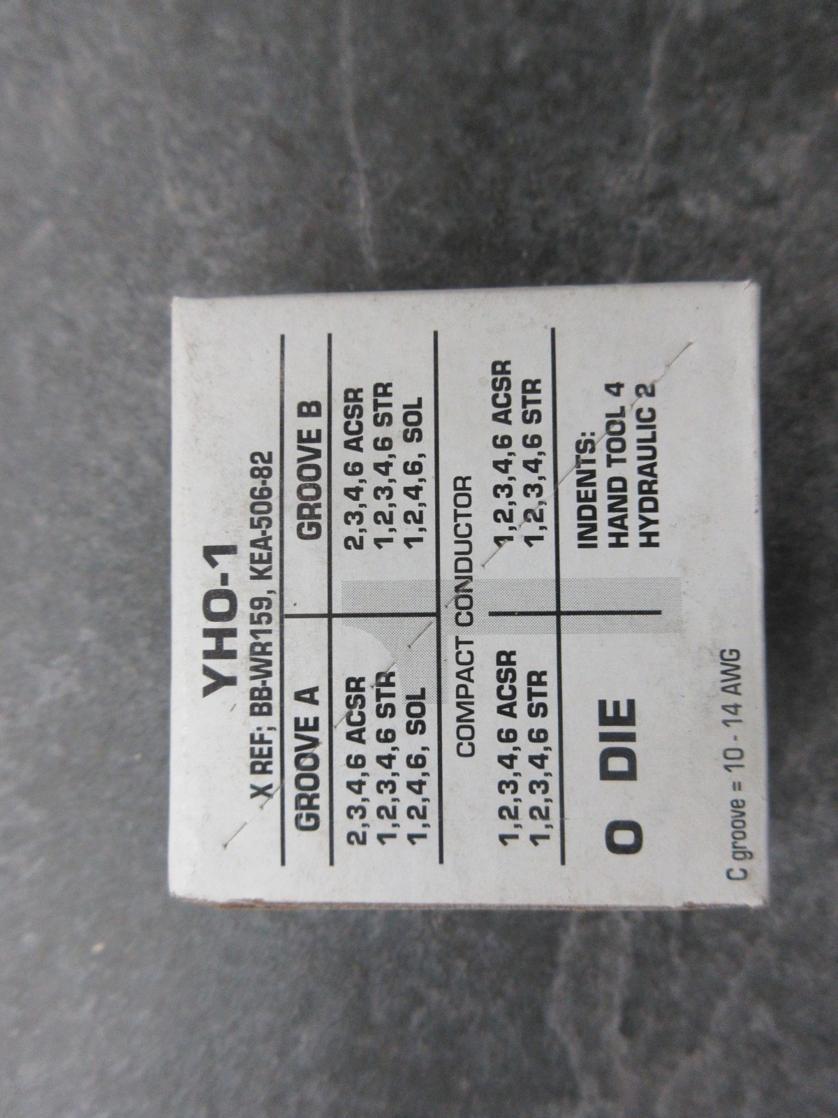(24 Pcs) BURNDY YHO-1 LOKTAP compression tap