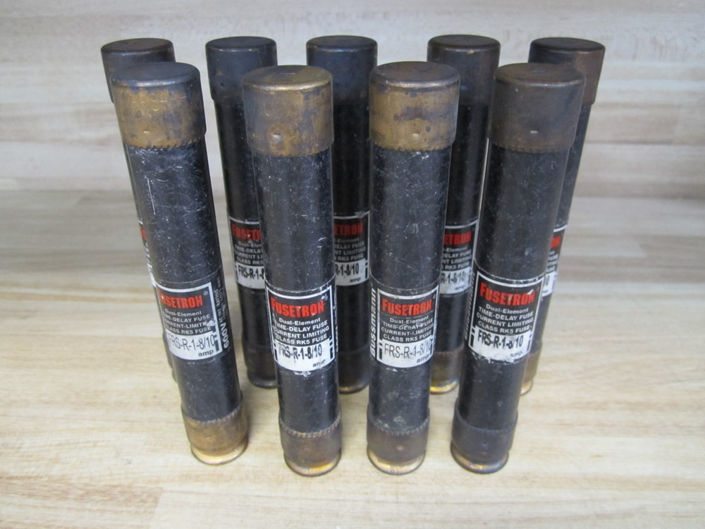Fusetron FRS-R-1-8/10 Bussmann Fuse FRSR1810 (Pack of 9)