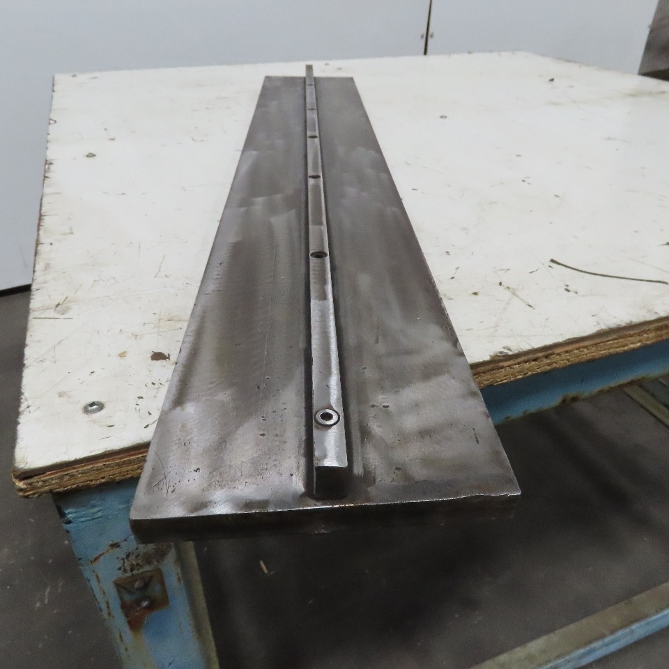 36″ x 6″ Wide 3/4″ Thick Steel Plate Fixture 1/2″ x 3/4″ Tall Center Tang