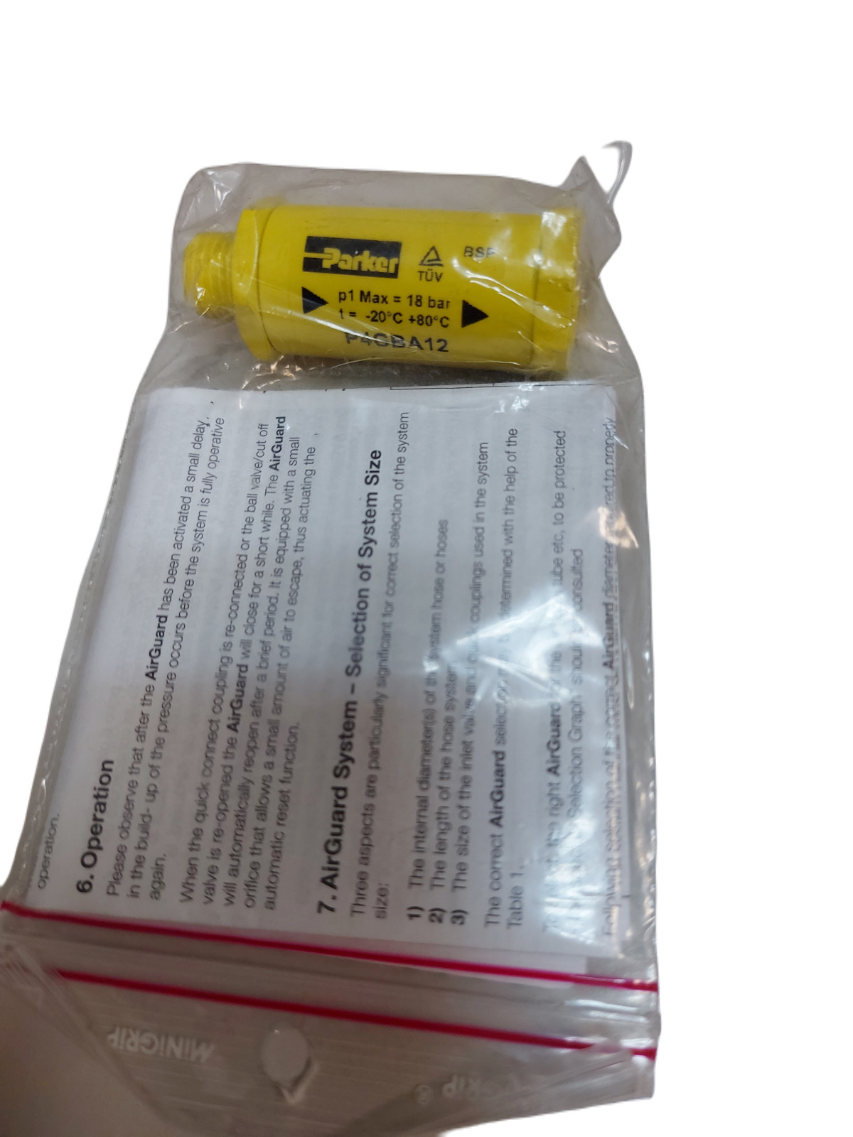 Parker AirGuard Protection System