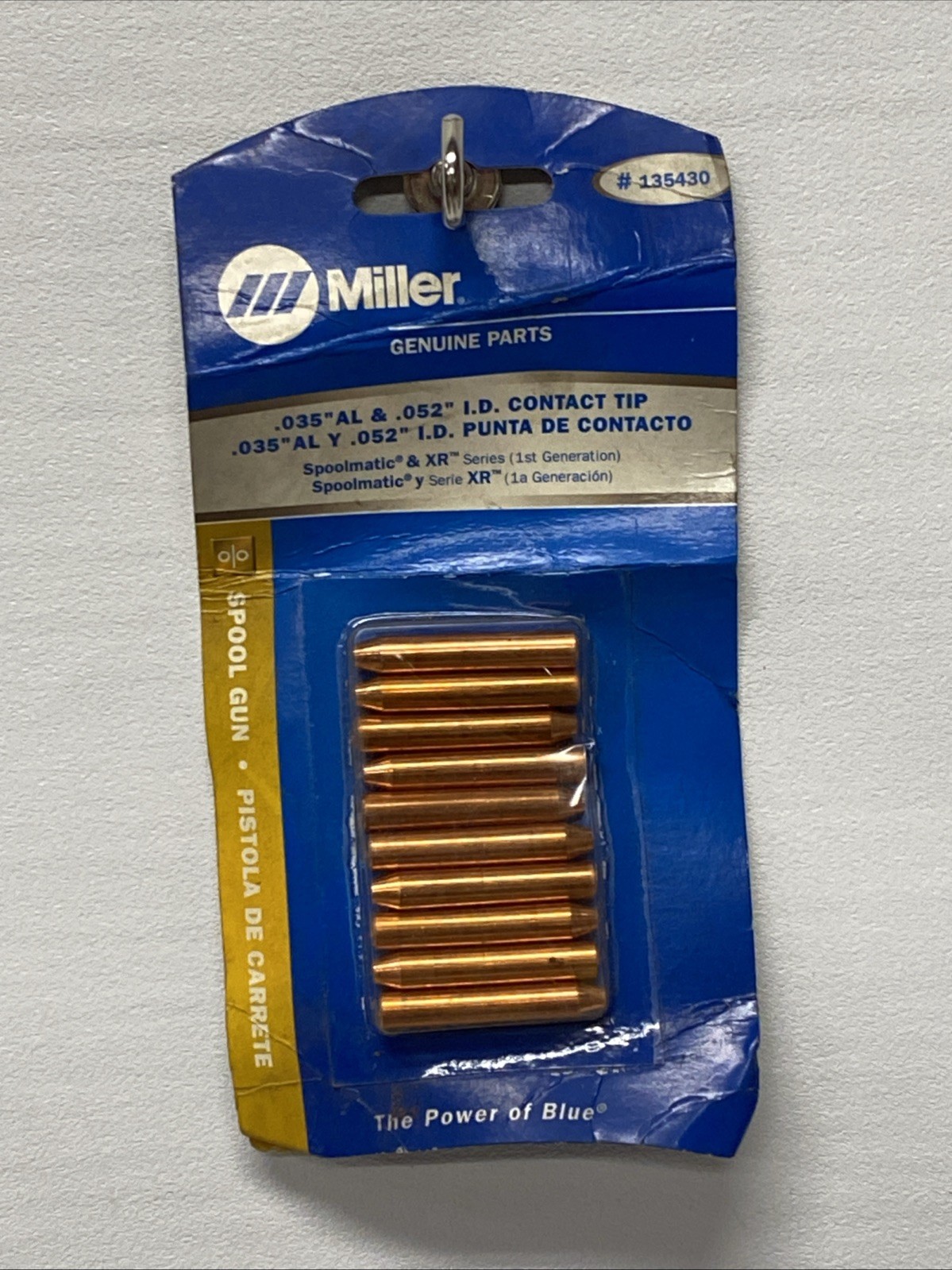Miller Genuine Parts 135430 .035″ AL & .052″ I.D. Contact Tip For Spool Guns Z8a