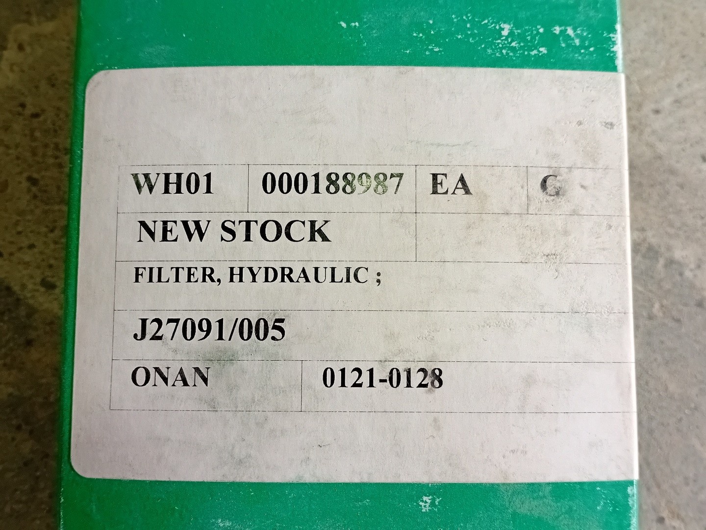 SURPLUS NEW CUMMINS 121-0128 ONAN Hydraulic Filter – Heavy Machinery