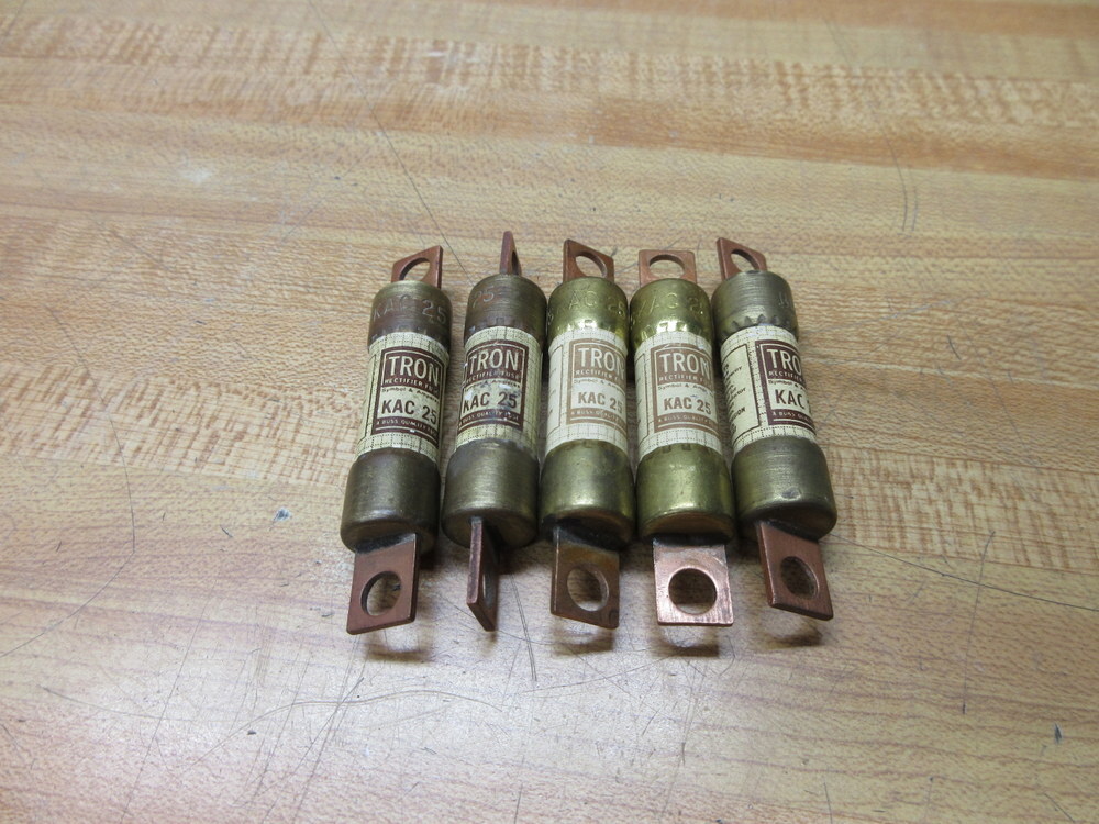 Buss KAC-25 Bussmann Fuse Cross Ref 4TWR9 (Pack of 5)