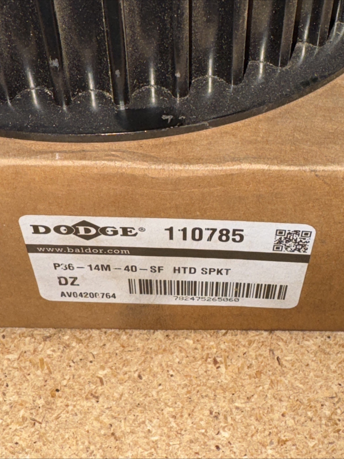 Baldor Dodge,P36-14M-40-SF HTD SPKT,Bearing 110785, New