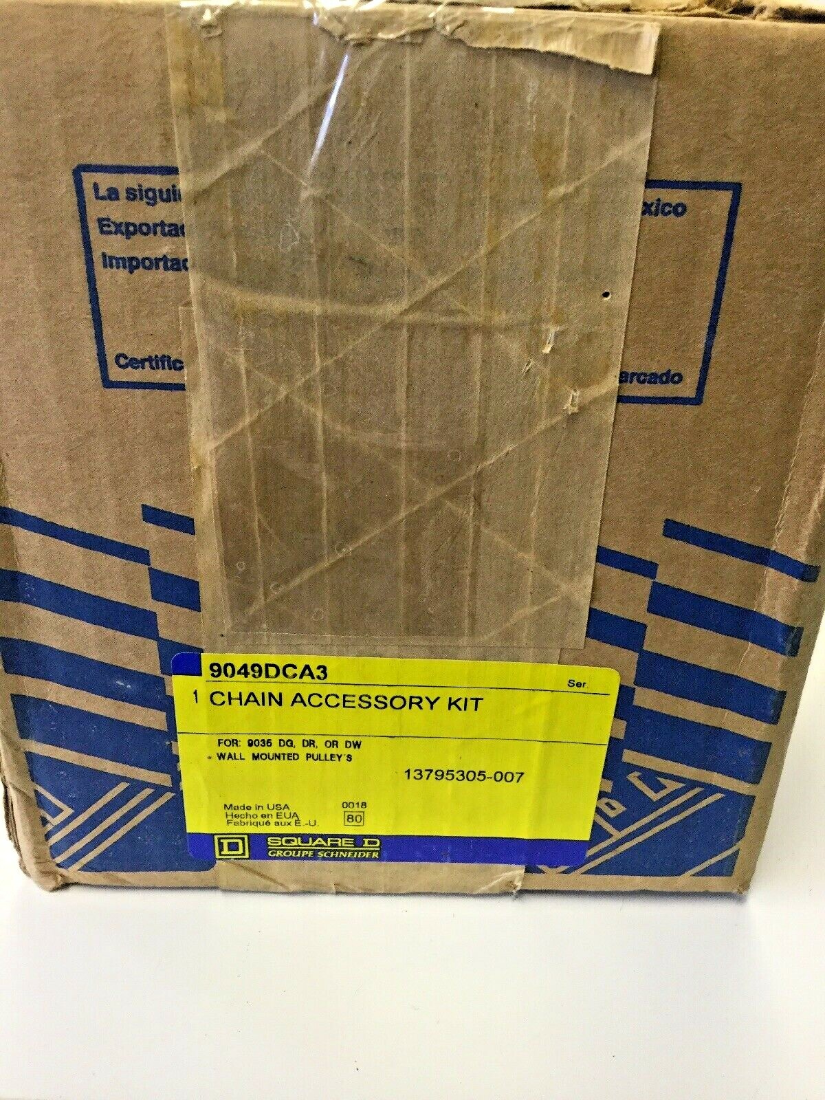 NEW, SQUARE D, 9049DCA3, CHAIN ACCESSORY KIT. (24G-2)