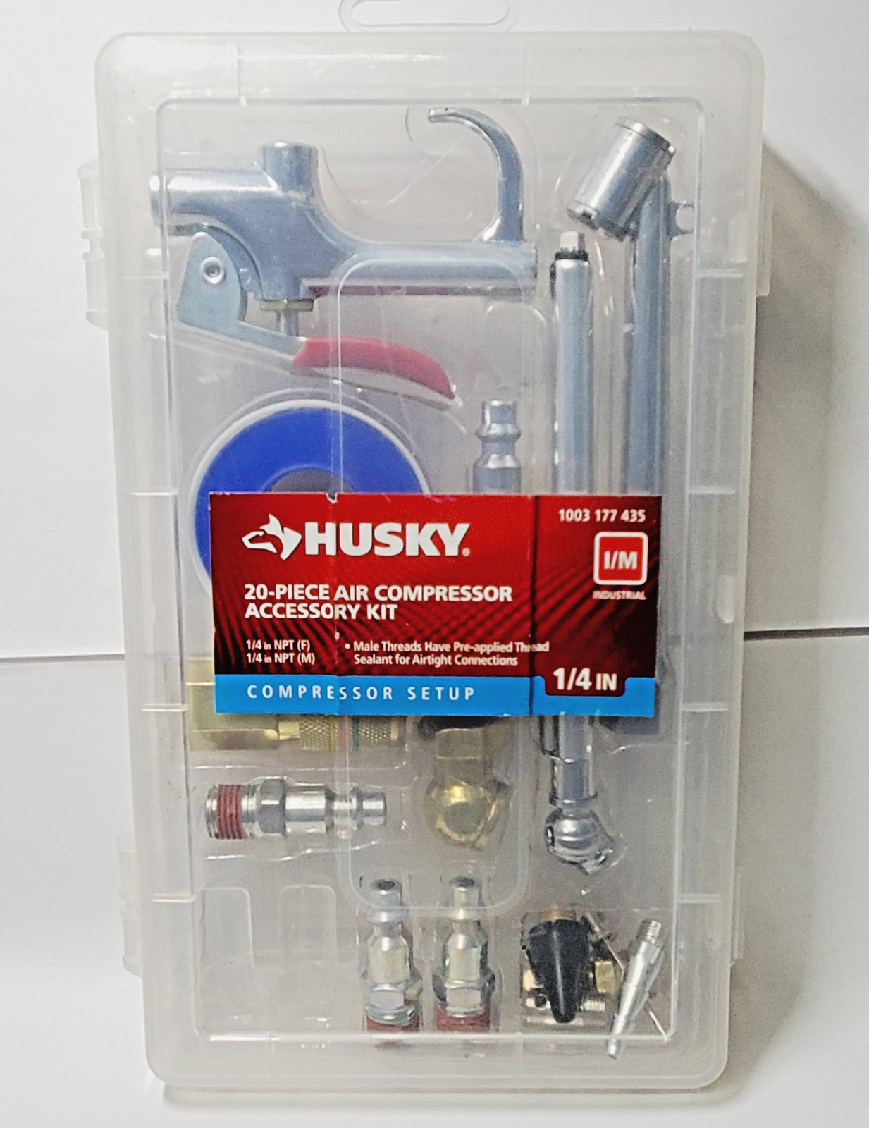 Husky Air Compressor Accessory Kit (20-Piece)