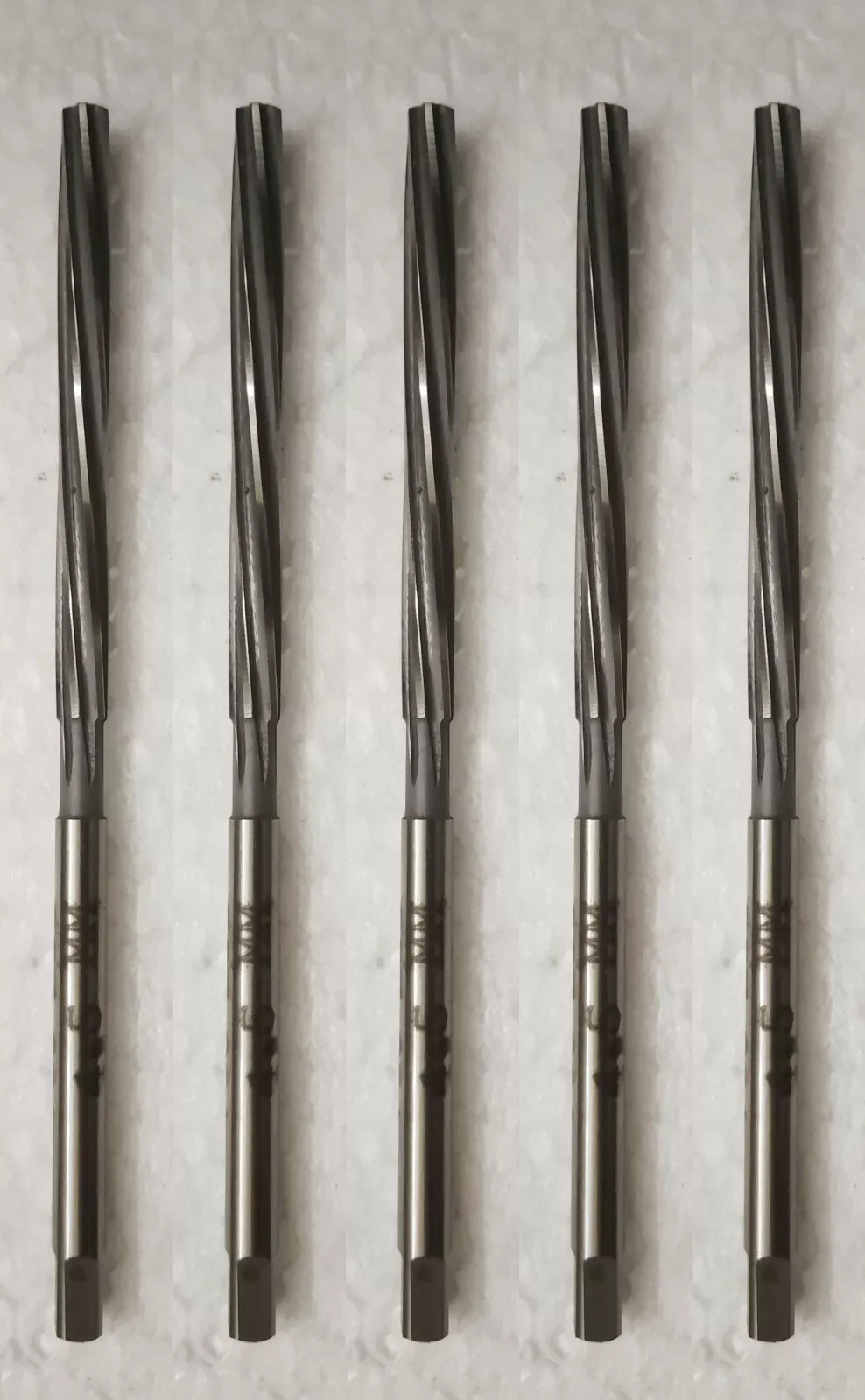 HSS Parallel Shank Reamers Set of 5 Pcs – 3/8″ – 13/32″ – 7/16″ – 15/32″ – 1/2″