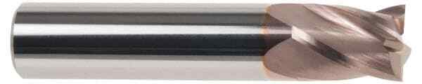 SGS 31246 Square End Mill: 3/8″ Dia, 5/8″ LOC, 3/8″ Shank, 2″ OAL, 4 Flutes