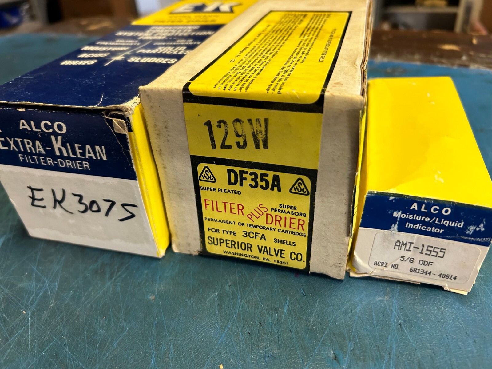 Lot of 3 pieces, ALCO EK-307S & AMI-155S & Superior Valve DF35A