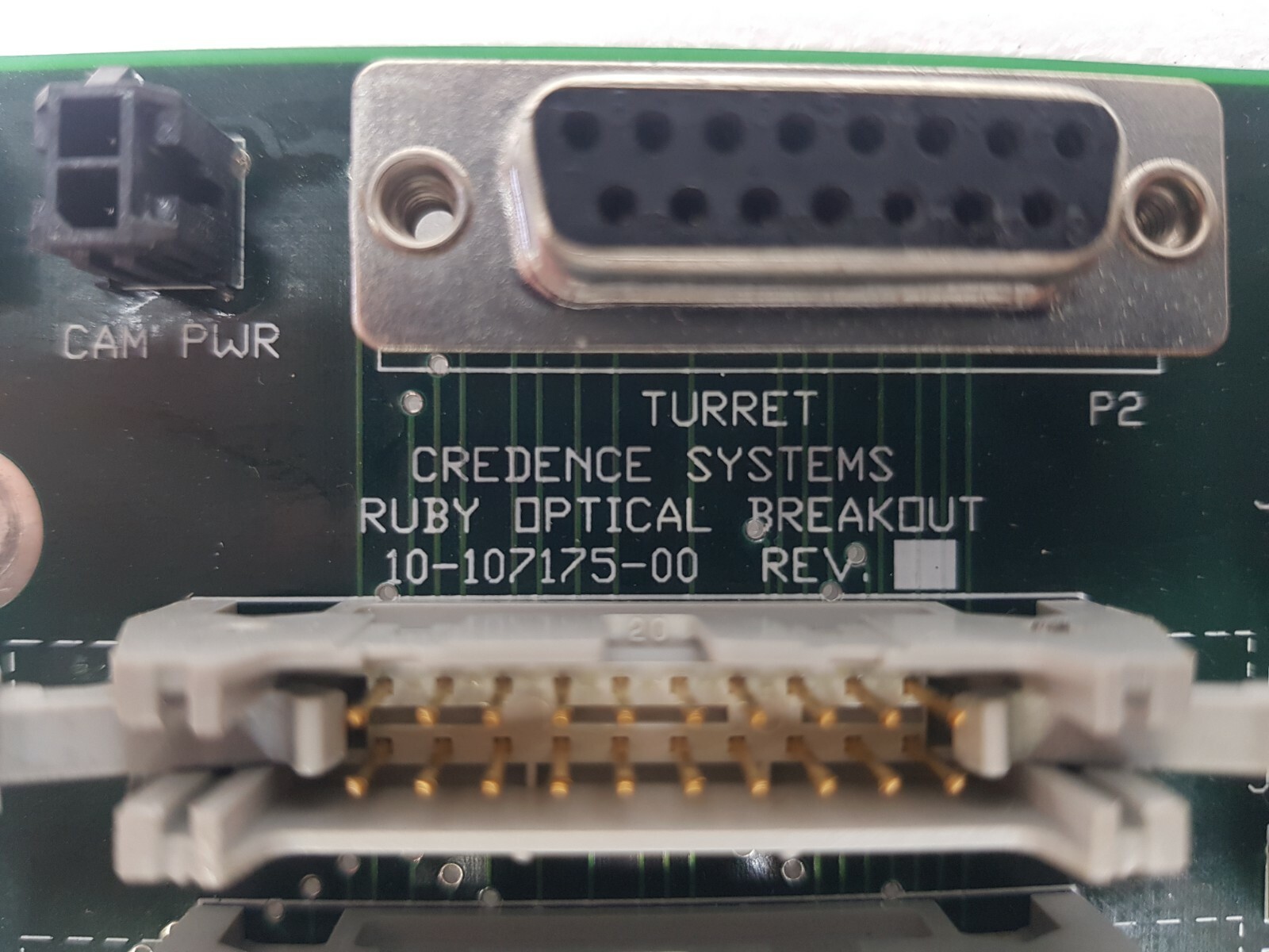 CREDENCE SYSTEMS RUBY OPTICAL BREAKOUT 10-107175-00