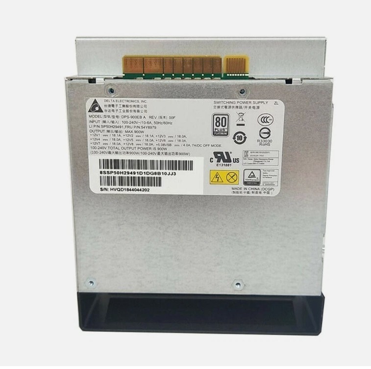 54Y8979 900WATT Hot Swap Power Supply For Lenovo ThinkStation DPS-900EB A