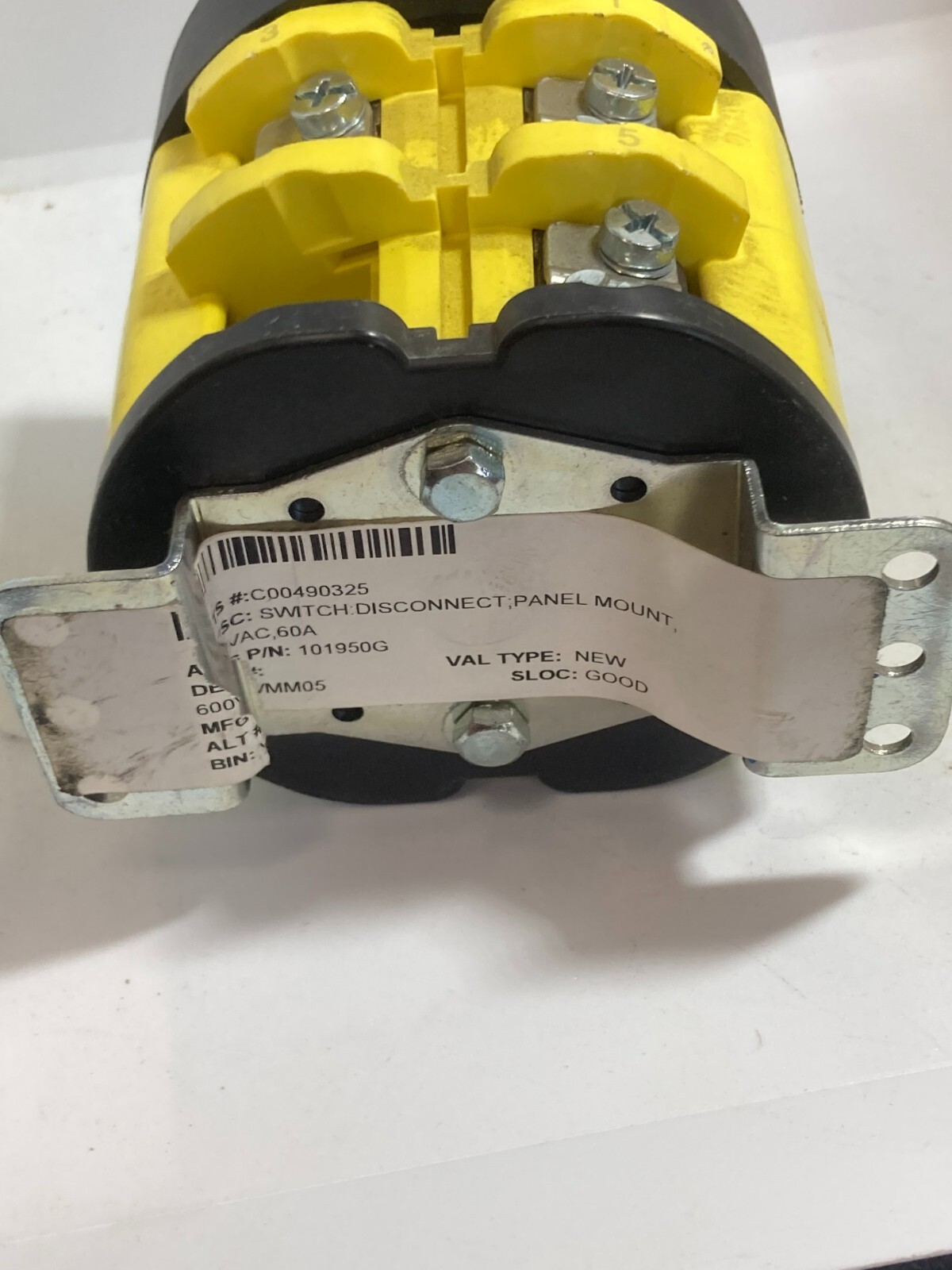GIOVENZANA C0630003B ROTARY CAM SWITCH 690V 50/60HZ SERIES C06.3 NNB