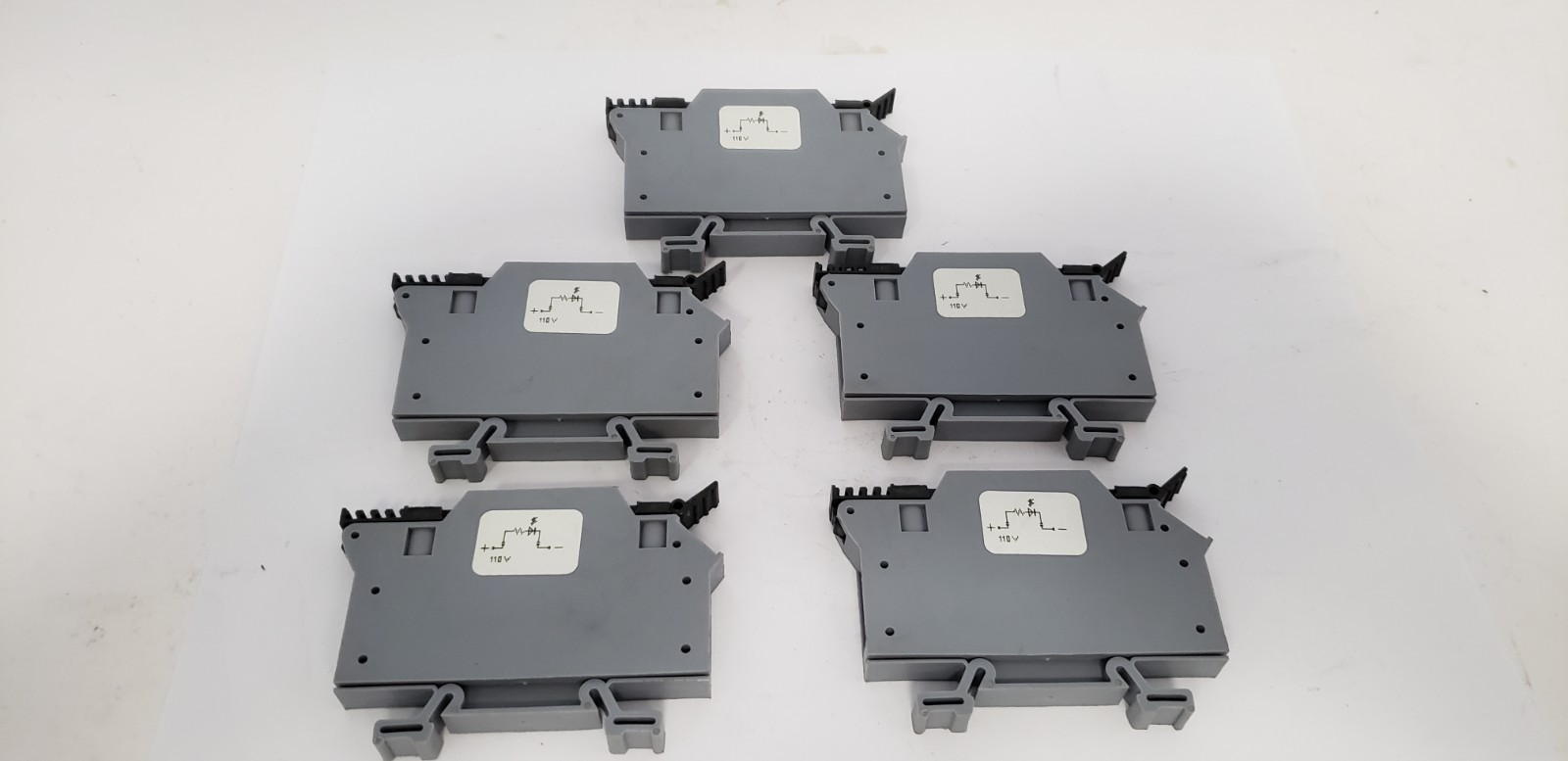 MORSETTITALIA S10H EURO S10-5H FUSE TERMINAL BLOCK, 30A, 600V (LOT OF 5)