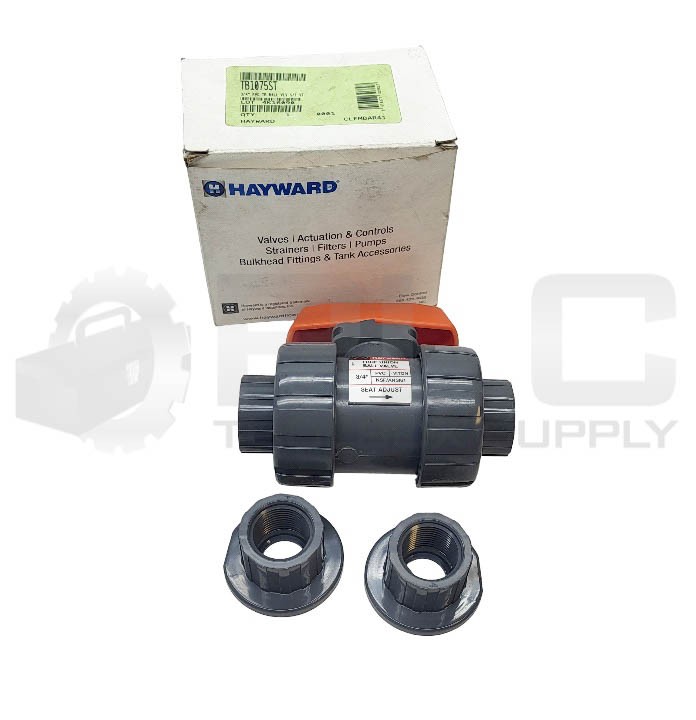 NEW HAYWARD TB1075ST TRUE UNION BALL VALVE 3/4″ *READ*