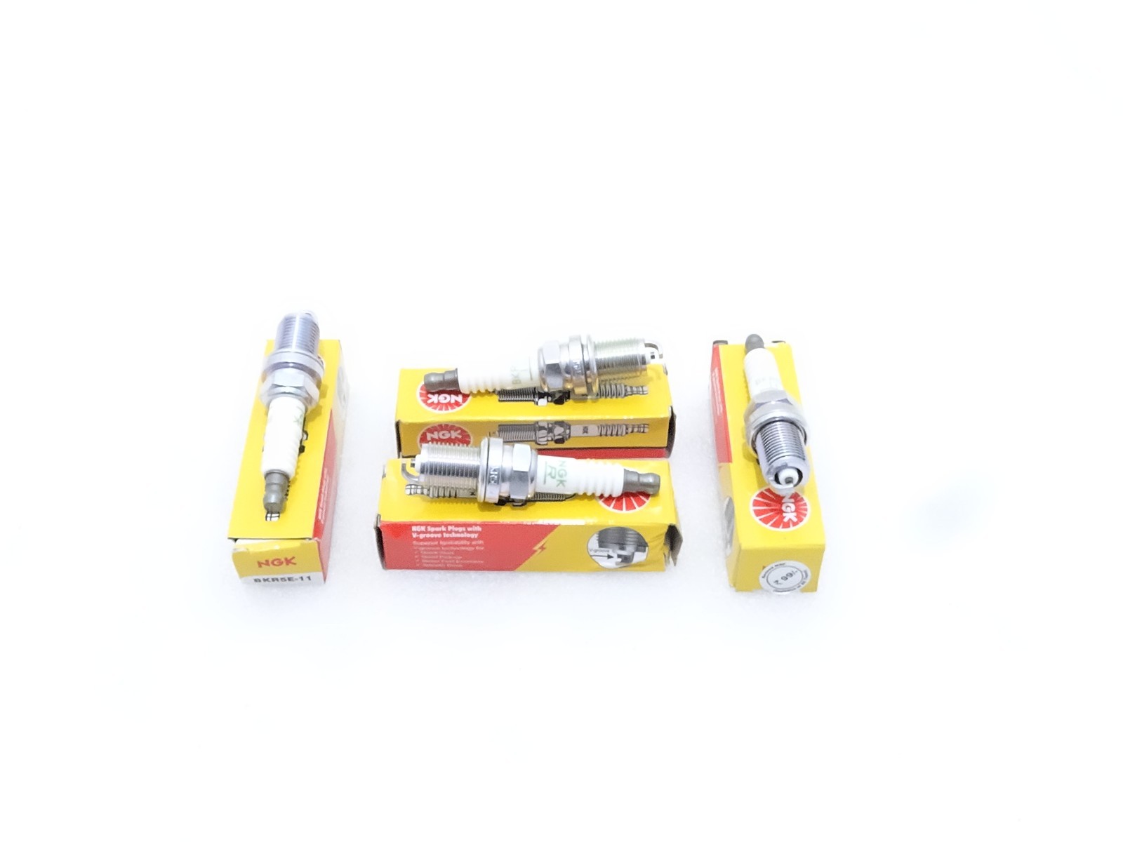 4X FIT FOR SUZUKI SAMURAI BKR5E-11 NGK SPARK PLUG SET MPFI