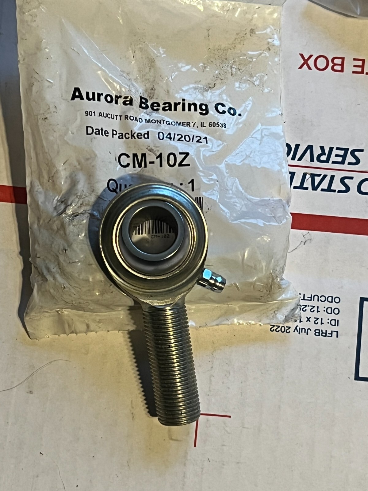 CM10Z Aurora Rod End Bearing nos surplus no box