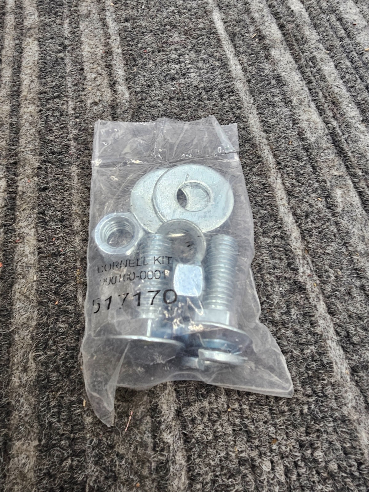 (QTY 47) 990100-0001 Cornell Hardware Assembly IM#517170 1049256 Silver