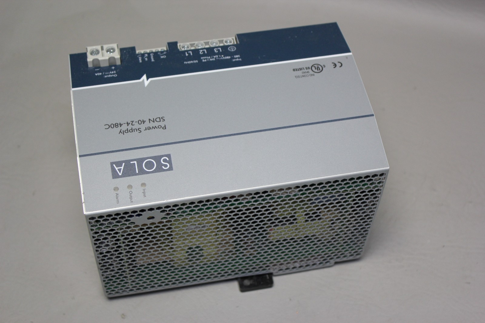 SOLA/EMERSON AUTOMATION 24V POWER SUPPLY SDN 40-24-480C