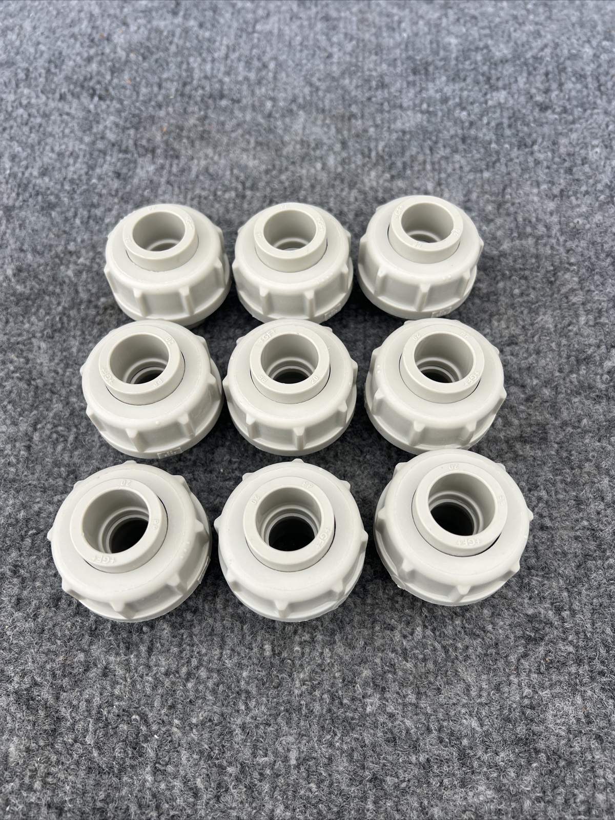 George Fischer 727.520.156 1/2″ PP Viton FPM Pipe Union Socket-Fusion 20MM New