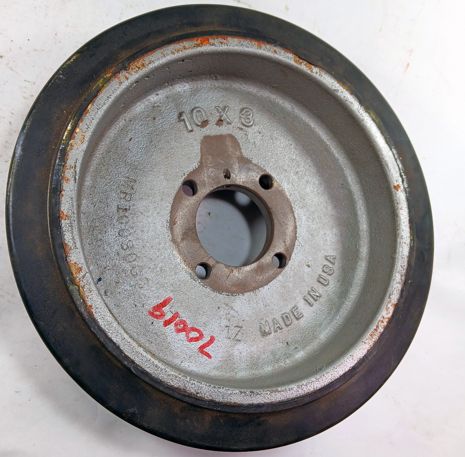 1 NEW TREW MR10030G6 MOLD-ON RUBBER WHEEL NNB ***MAKE OFFER***