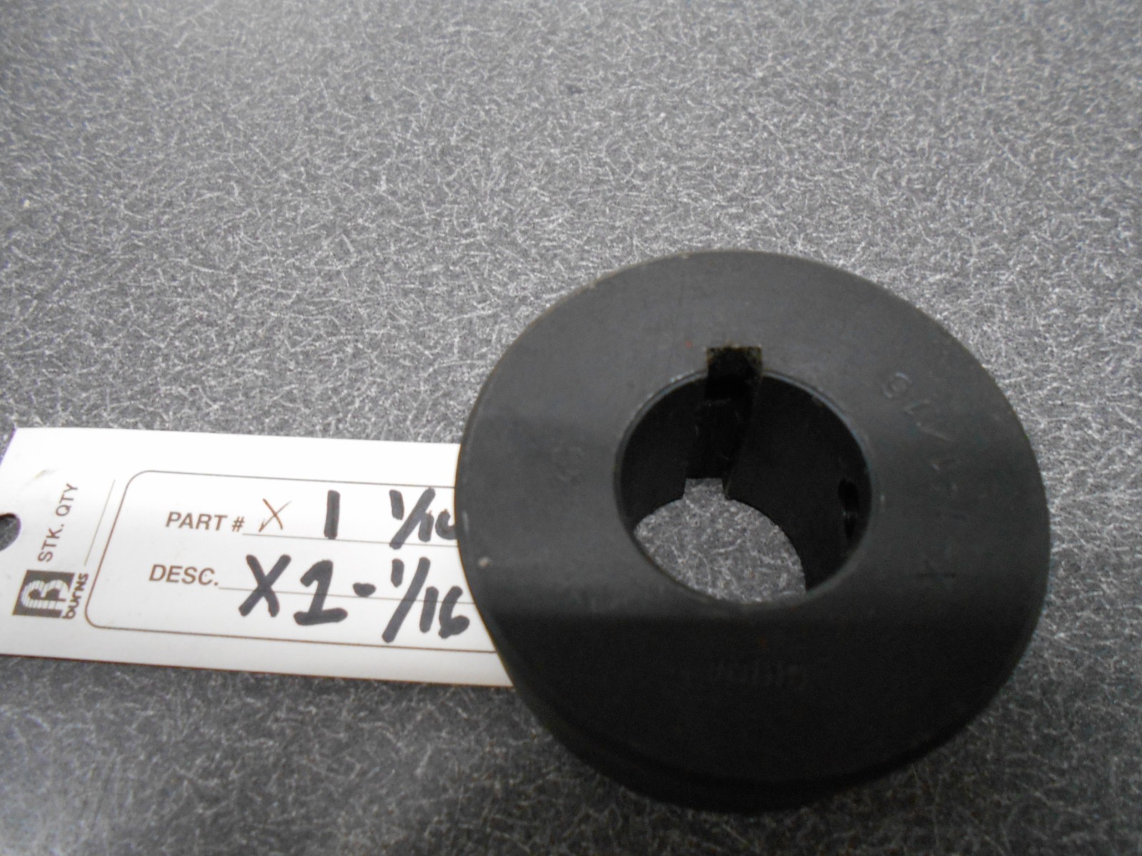Weld-On Hub, Series X 1-1/16. Round Bore. Burns/Tisco. NOS! X1-1/16