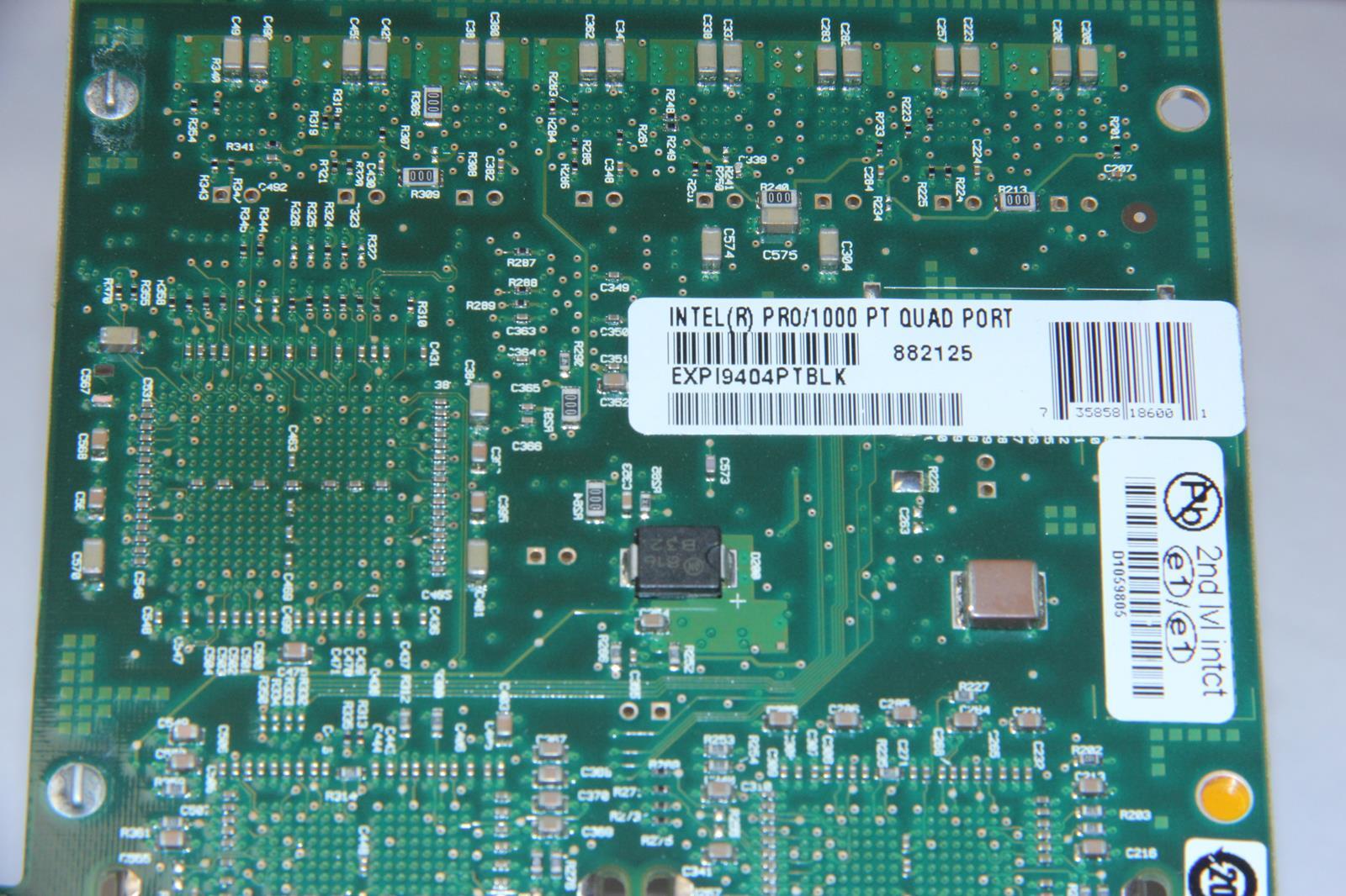 Intel Pro/1000PT Spirent NIC-12 Quad Port Network Adapter