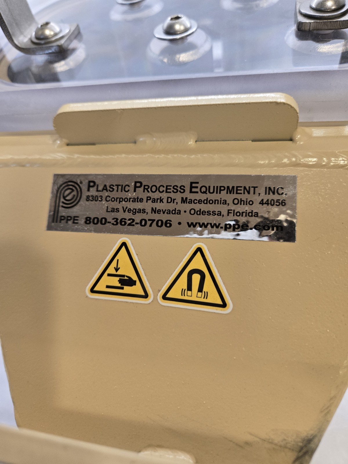 Plastic Process Equipment, Magnetic Drawer PPE