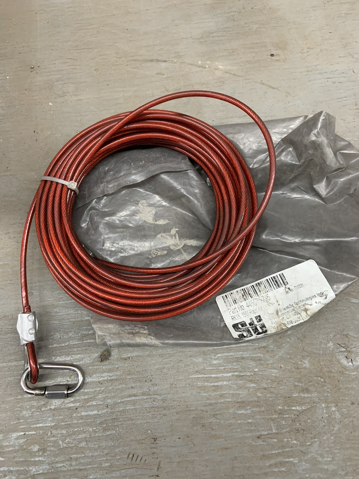 STI 44500-2715 RK15 15M Rope Kit SS