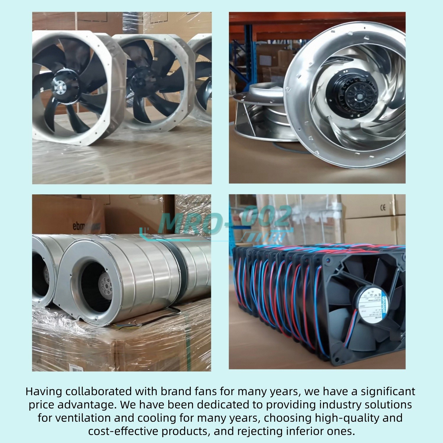 FOR R1G220-AB73-52 Centrifug Fan DC 48V 2.4A 100W Φ220MM Air Purifier Fan