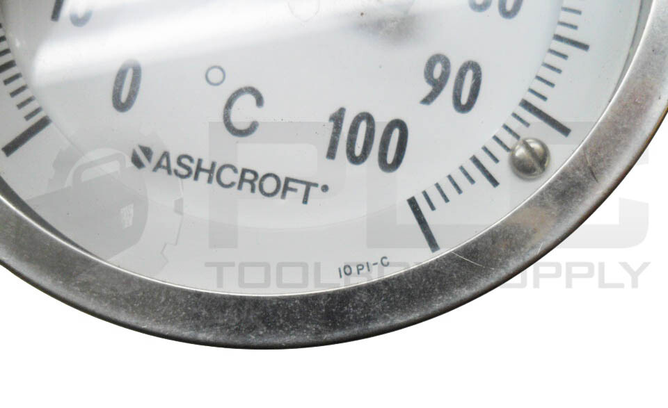 NEW ASHCROFT 10PI-C TEMPERATURE GAUGE 0-100DEG C