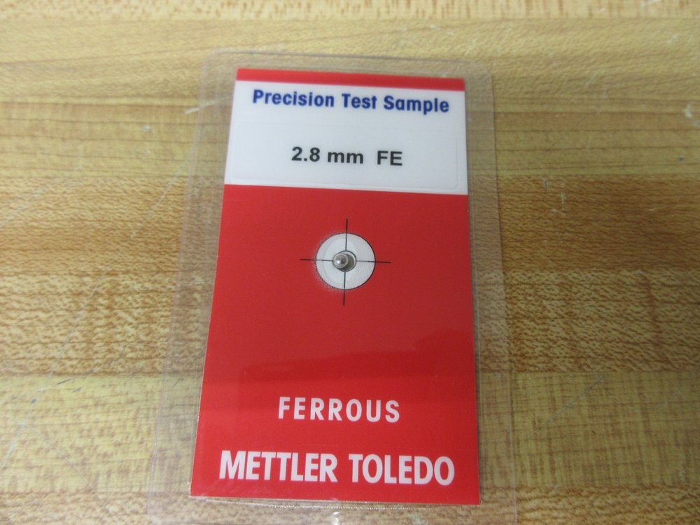Mettler Toledo TC10280FE Safeline Metal Detection Test Card TC1 2.8MM FE