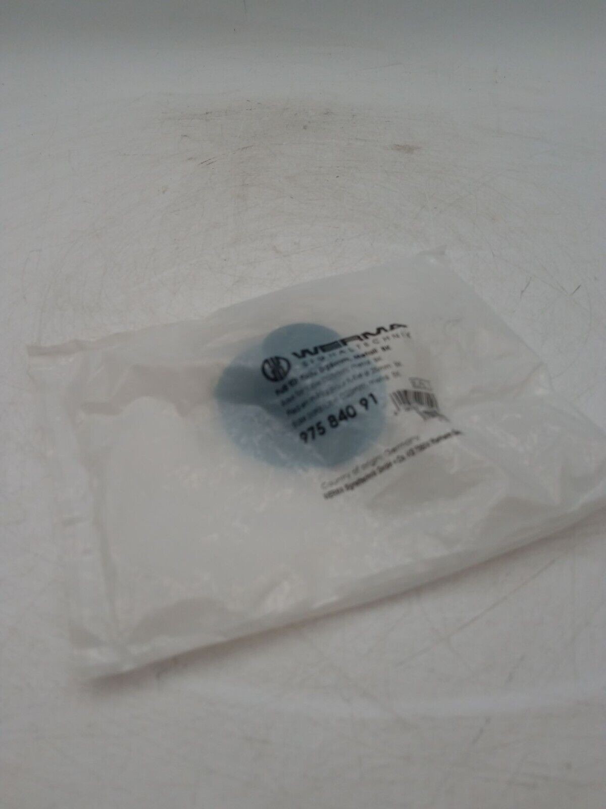 975.840.91 WERMA, BASE, FOR TUBE D25MM, METAL, ACCESSORY, BLACK, New