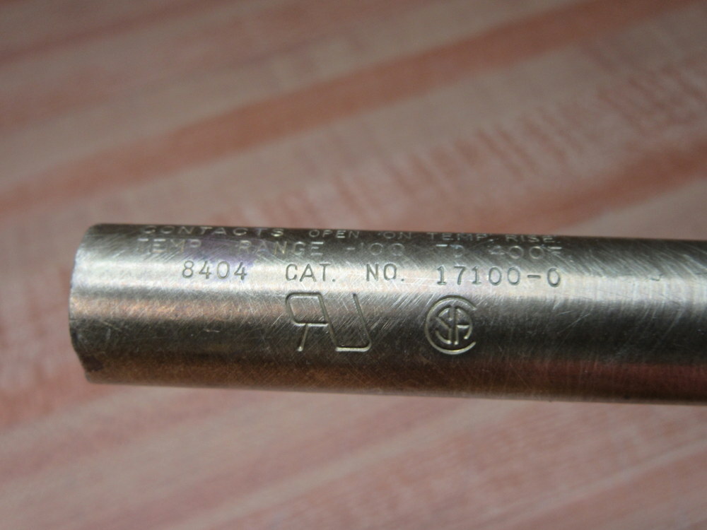 Fenwal 17100-0 Temperature Switch 171000 10A 120VAC