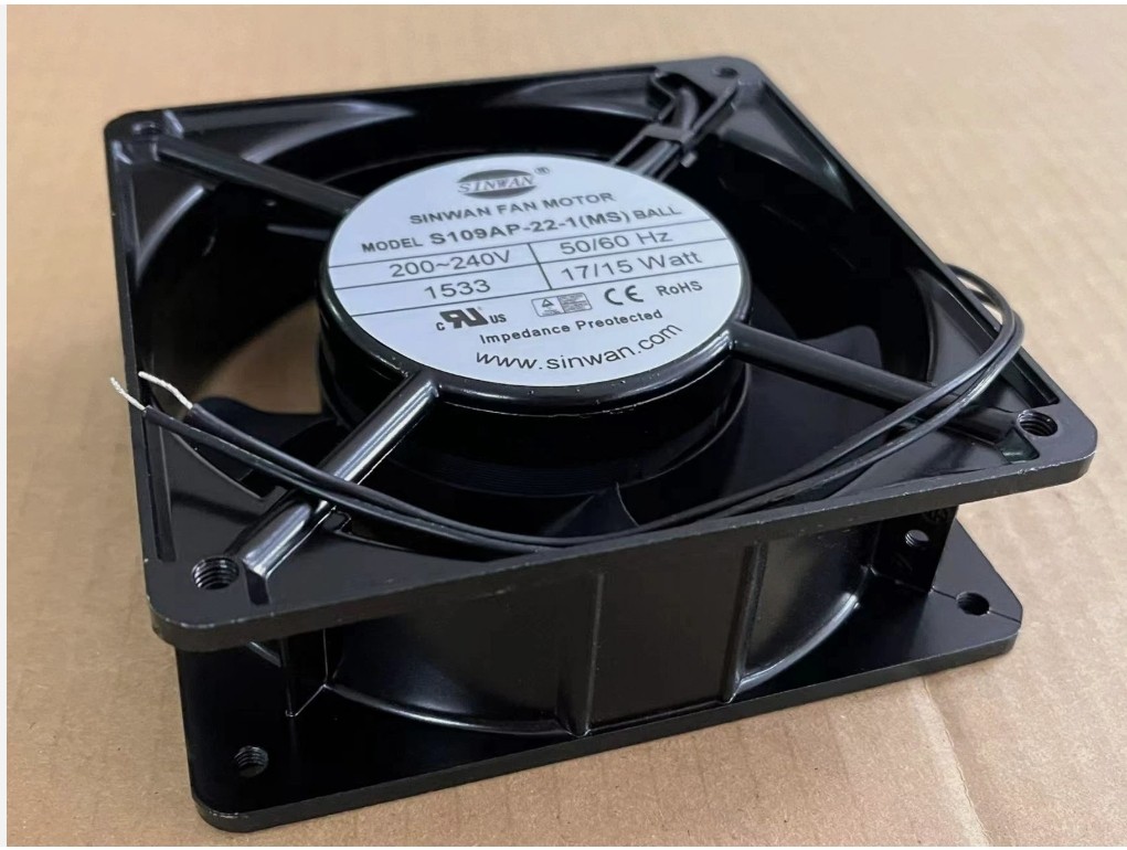 1pcs SINWAN FAN MOTOR S109AP-22-1 (MS)200-240V 50/60HZ 12038 fan