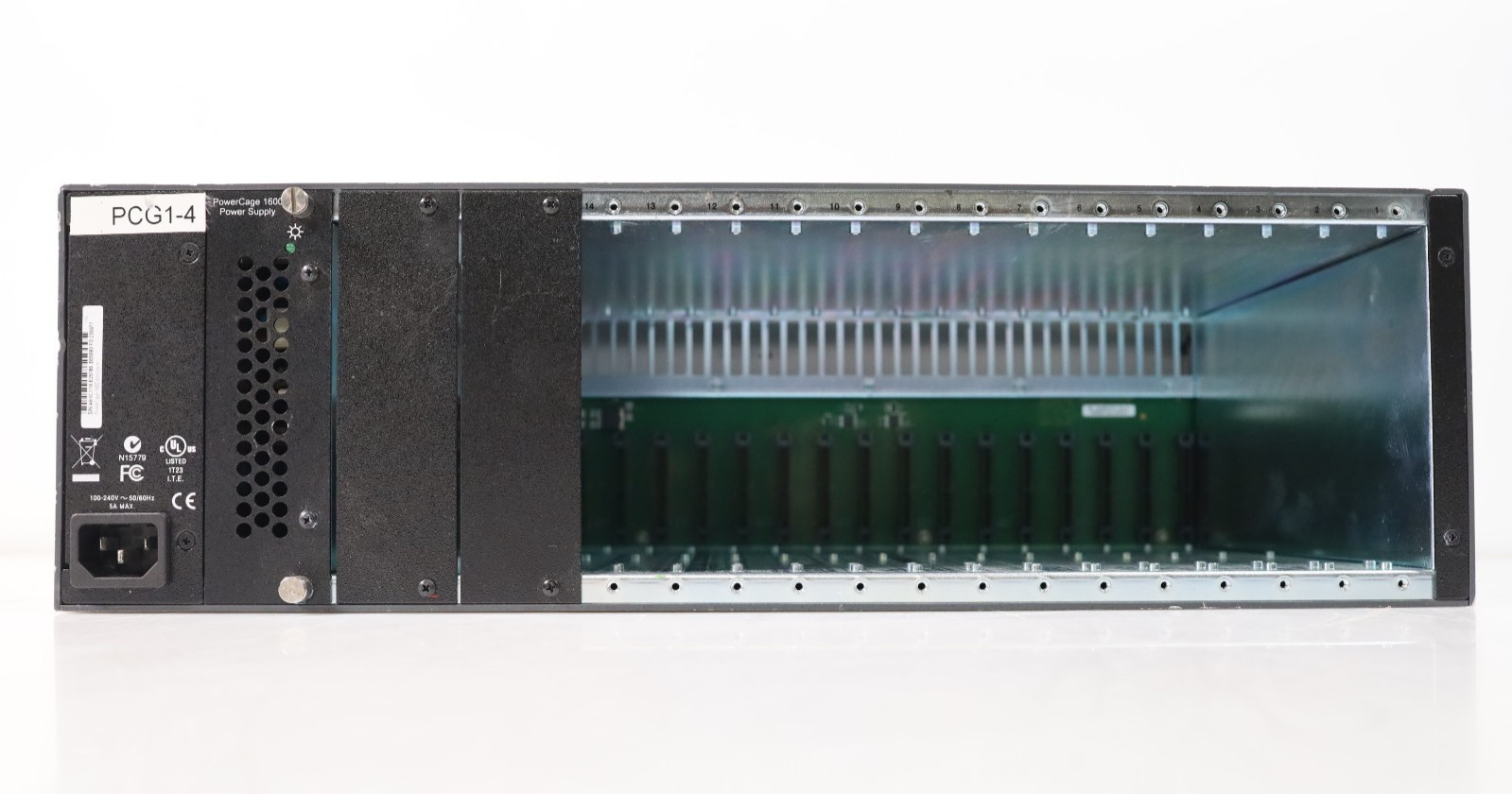 Extron PowerCage 1600 Enclosure Controller 16-Slot 3U Fiber Chassis