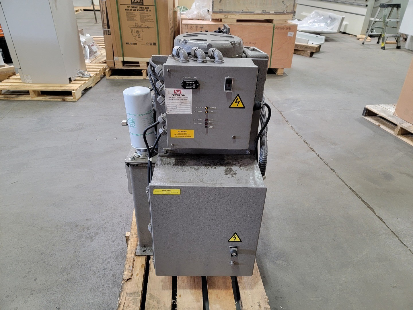 Instron A440 83C 15 hp Power Supply Unit A440-83C – Hydraulic Power Packs
