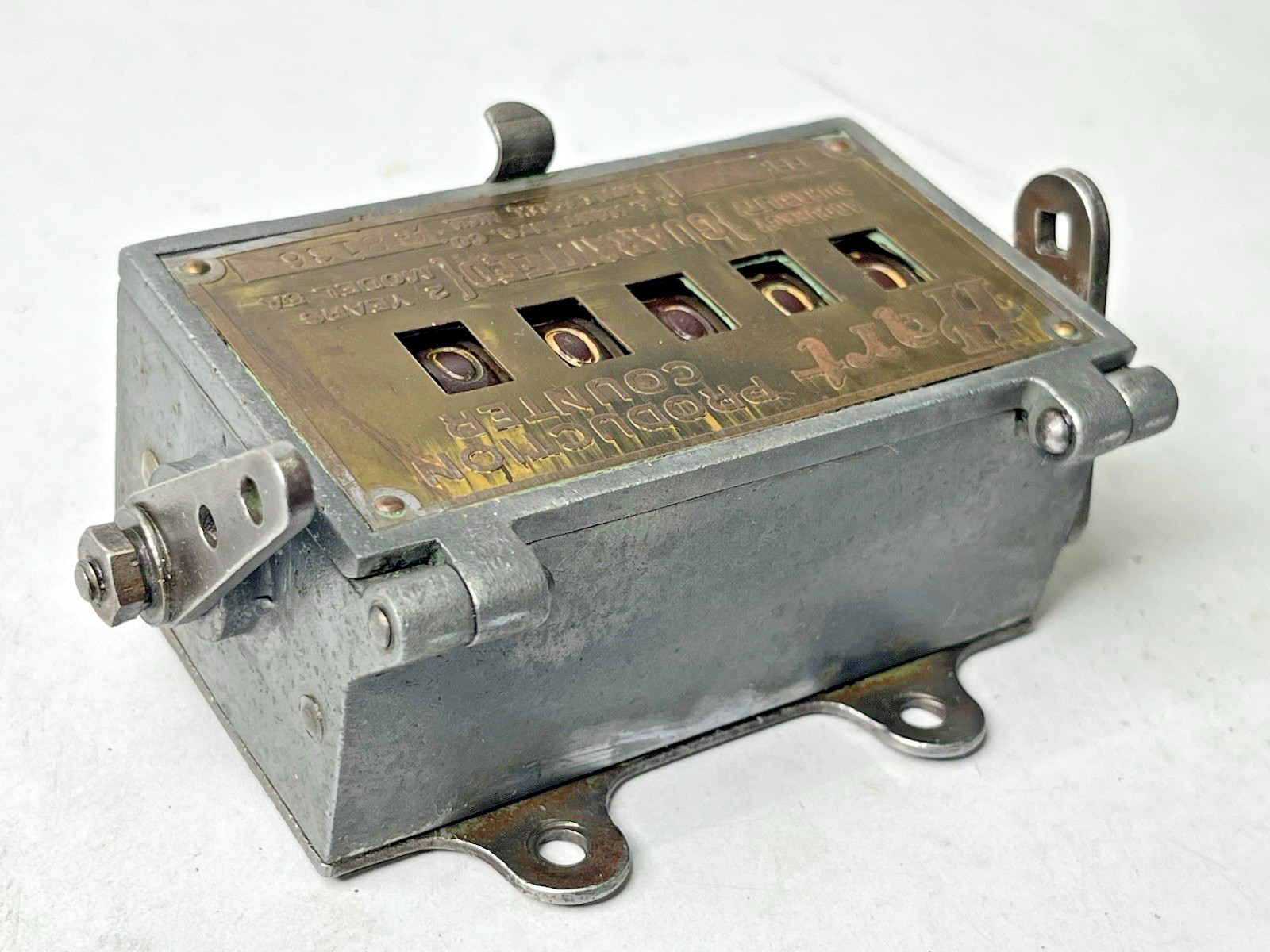 R.E. Hart MFG. CO. 1940s Mechanical Production Counter Model 5A Vintage USA
