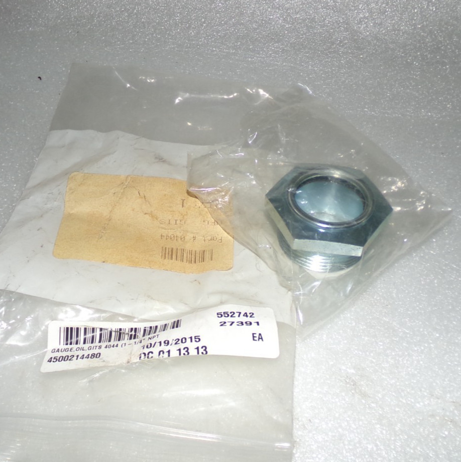 Gits 4044 BW-10 Liquid Level Gauge Steel Zinc Plated 1-1/4″ NPT NEW