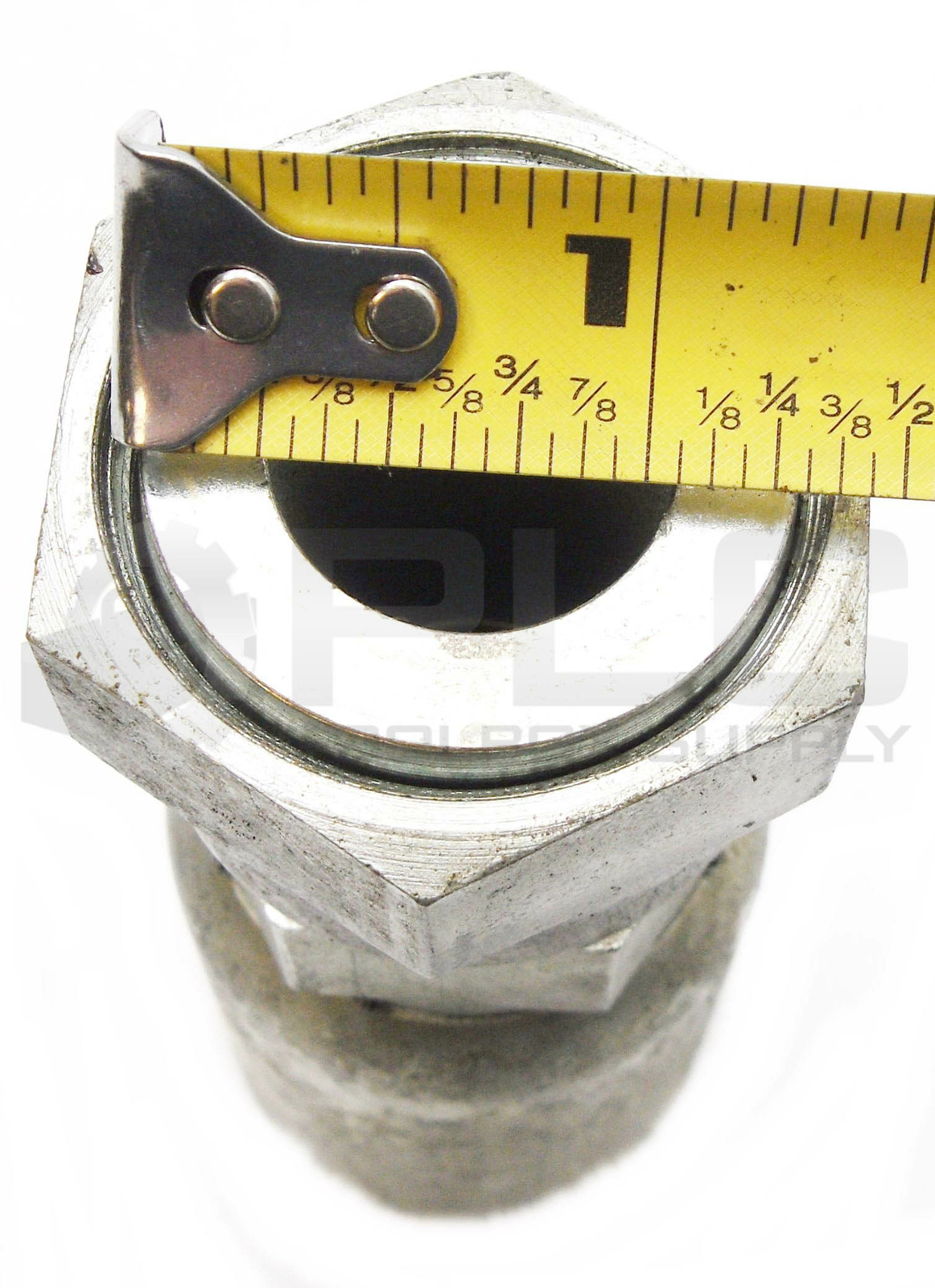 NEW EATON AEROQUIP AFJ9891-16-16 HYD. HOSE FITTING 1 3/8″ ID THREAD x 1″ HOSE